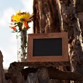 Large Stained Chalkboard Table Numbers