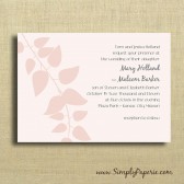 Blush Pink Wedding Invitations