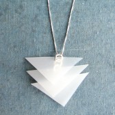 Silver UpCycled Necklace