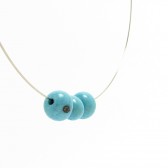 Turquoise eco friendly necklace