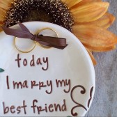 Today I Marry - Ring Bearer Bowl