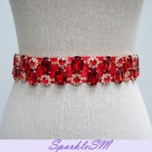 Ruby Bridal Sash