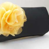 Bridesmaids black clutch