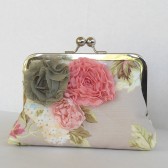 Shabby Chic bridesmaids clutch 