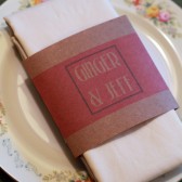Napkin Wrap Menu