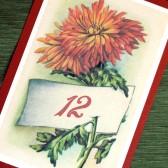 Vintage Mum Table Numbers