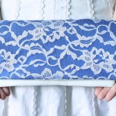 blue bridesmaid clutch