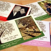 Grandfather Oak Tree Wedding Save the Date Card