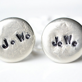 caffeine symbol cufflinks