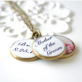 Mother of the Groom 3 Pendant necklace