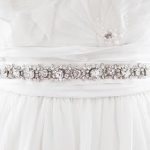 Selma - Rhinestone Beaded Bridal Sash
