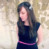Silver Sequin Twist Bow Hair Accessory