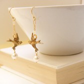 Sparrow Pearl Bridal Earrings
