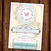 Sweetly Vintage Wedding Invitation