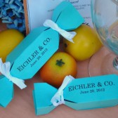 Candy Wrapper Favor Boxes Tiffany Blue
