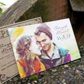 Double Color Post Card