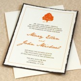 Maple Tree Wedding Invitation