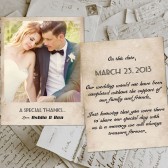 Thank You Polaroid Cards - CanyonLands Vintage Photo Personalized 4.25"x5.5"