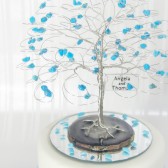 Personalized Tree Cake Topper