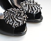 fabric flower shoe clips 