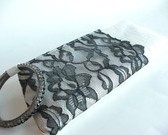 Black and Ivory Lacy KeepBag