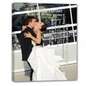 Wedding keepsake custom canvas art