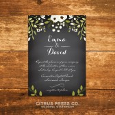 Chalkboard Folk Floral