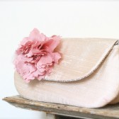silk peony envelope clutch