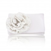 Cherish ivory and lace coin purse