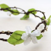 Boho Flower Hair Wreath.