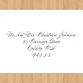 Digital Address Calligraphy Printing