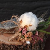 country chic boutonniere
