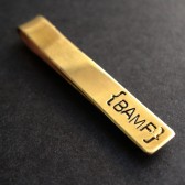 Personalized Brass Tie Clip