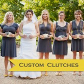 Custom Bridal Kisslock Clutches