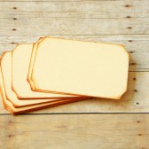 Wedding Manilla Distressed Modern Fancy Rectangle Tags PlaceCards Journaling Spots Escort Cards Table Number Cards Set of 30