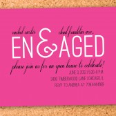 modern engagement party invitation