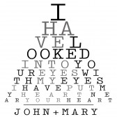 Eye Chart Print or Canvas 