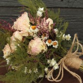 farmhouse blush peony bridesmaid bouquet