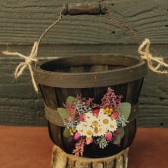 farmhouse flower girl basket