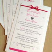 Fuchsia Wedding Invitation