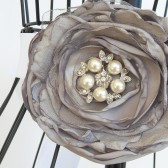 Silver wedding sash 