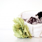 silk portrait peony clutch