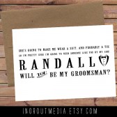 Will You Be My Groomsman Card
