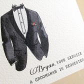 Groomsman Invitation Card