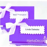 Personalized Place Sitting Guest Cards 2x3,5 inches Set of 10