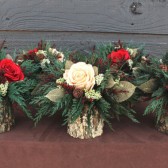 holiday wedding centerpiece set of 5