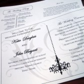 Chandelovely Wedding Program