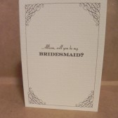 Will You Be My Bridesmaid / Wedding Greeting Darby Cards