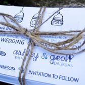 Wedding Save The Date: Rustic Mason Jar 
