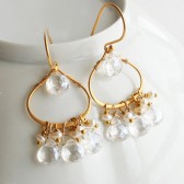 Quartz Gemstone Earrings